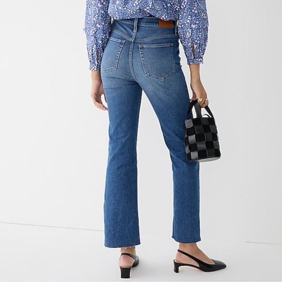 NEW J. Crew High-rise slim demi-boot jean in Surf wash Size 26 - Picture 7 of 16